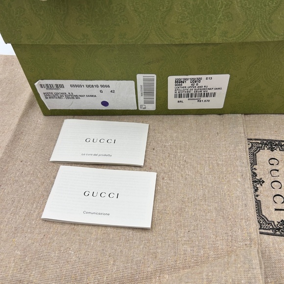 Women’s Gucci, Apollo, GG supreme quilted ankle boots size 42 made in Italy - Picture 4 of 12